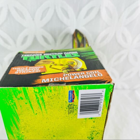 Playmates Nickelodeon Teenage Mutant Ninja TMNT Turtle Power Coil Michaelangelo - Picture 5 of 5